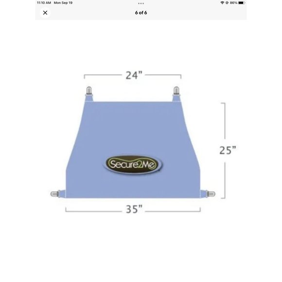 NEW Clip on Baby Blanket Stroller Shade Nursing Pink Bon Bon Rosette Secure2Me - Picture 6 of 7